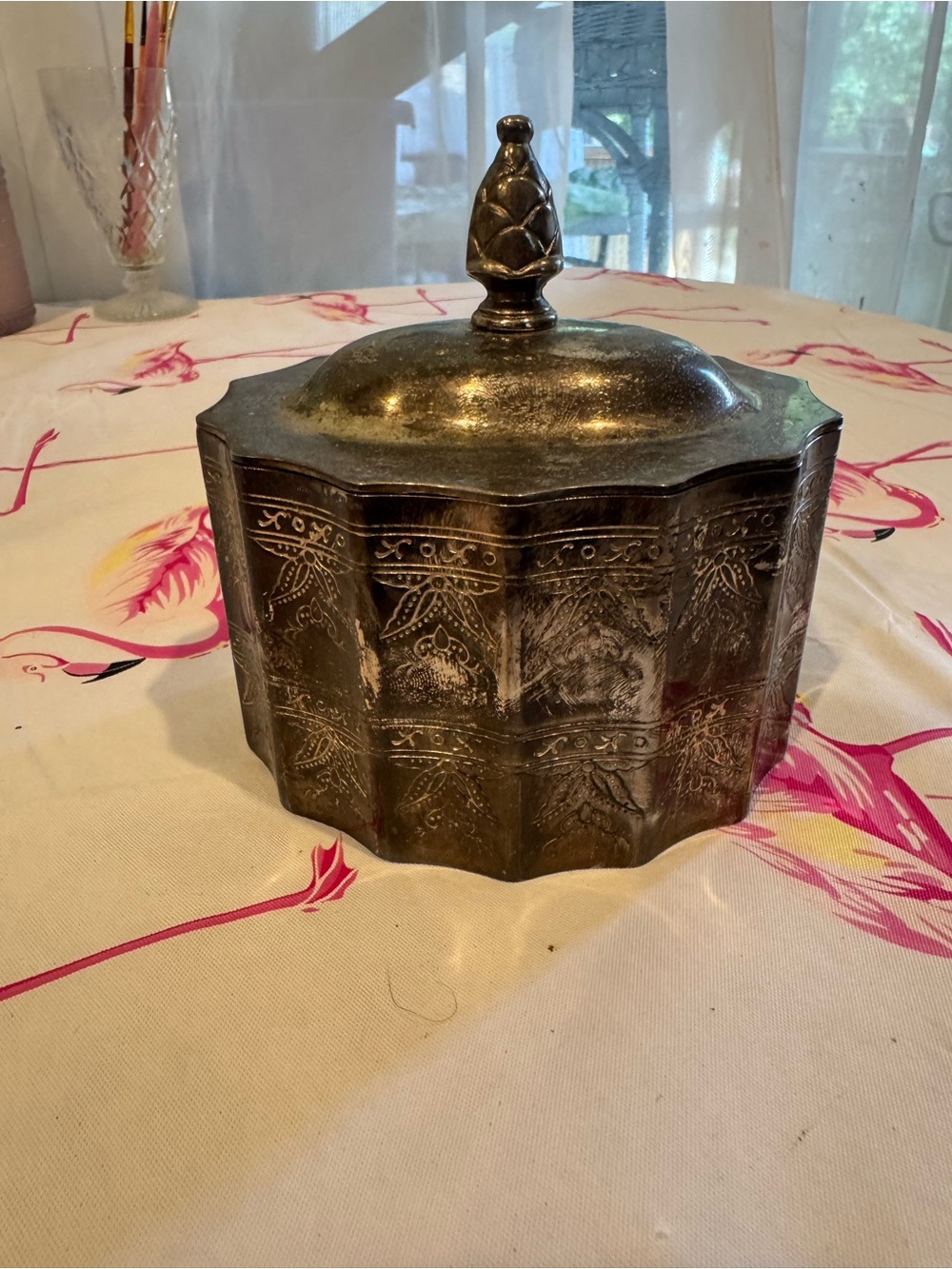 Vintage Godinger Silver Jewelry Box Trinket Tray